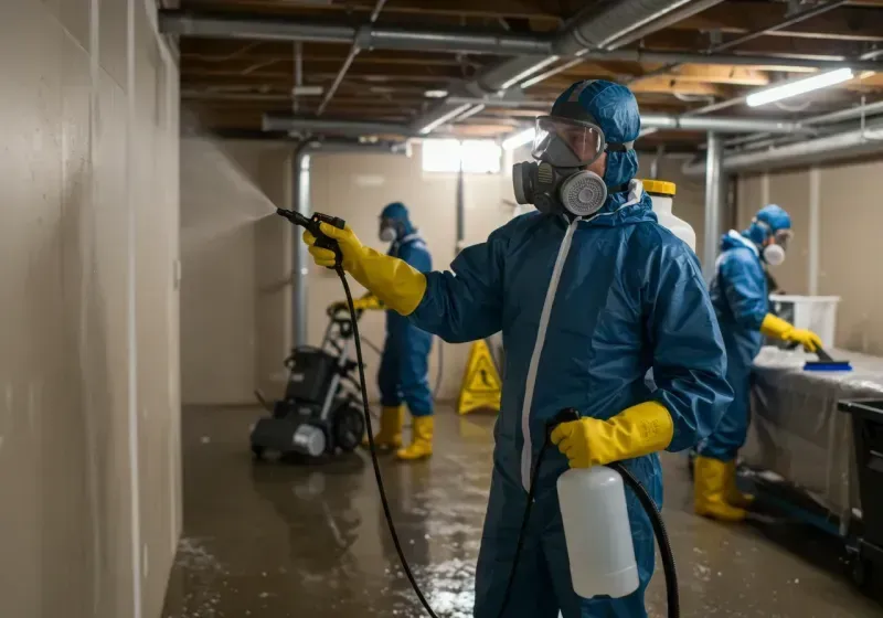 Basement Sanitization and Antimicrobial Treatment process in Loveland, CO