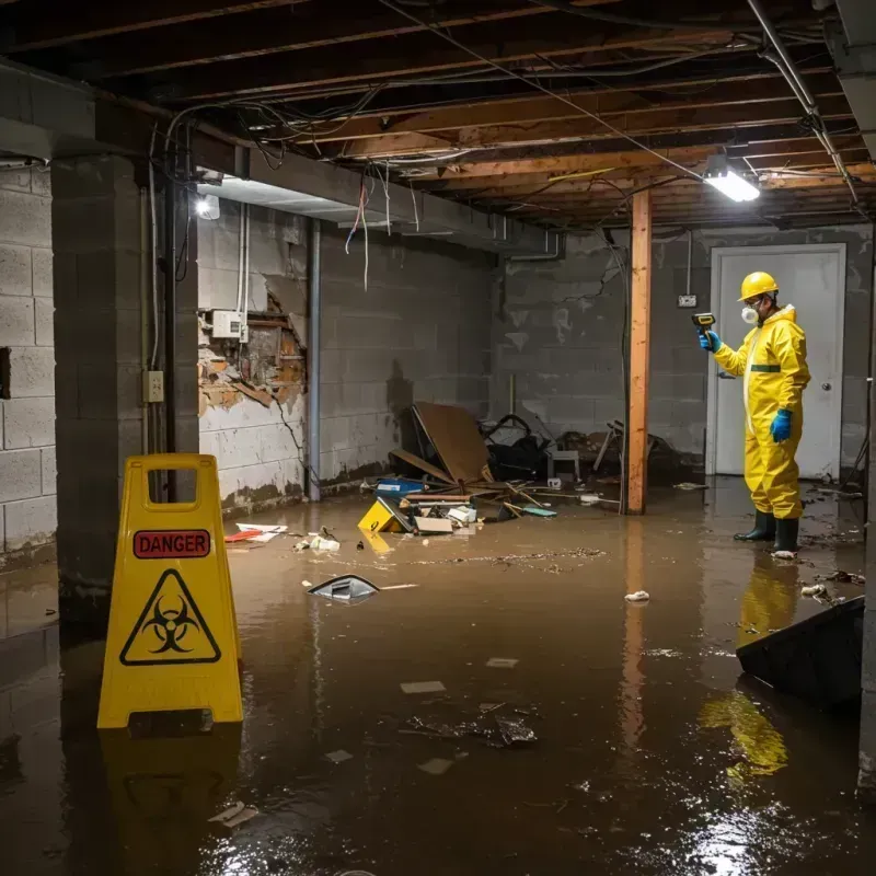 Flooded Basement Electrical Hazard in Loveland, CO Property